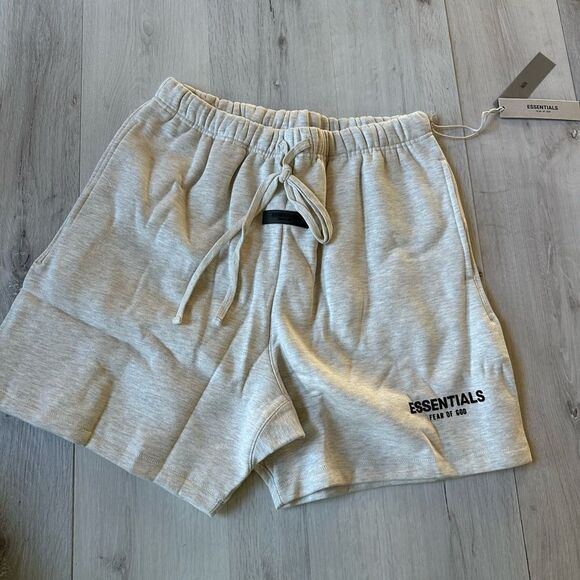 FEAR OF GOD ESSENTIALS SHORTS‎ OATMEAL XL NWT IN PACKAGING - Picture 9 of 14